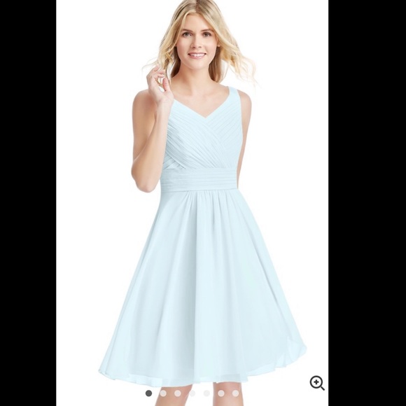 Azazie Bridesmaid Dress ‘Grace’ - mist color - Picture 1 of 4